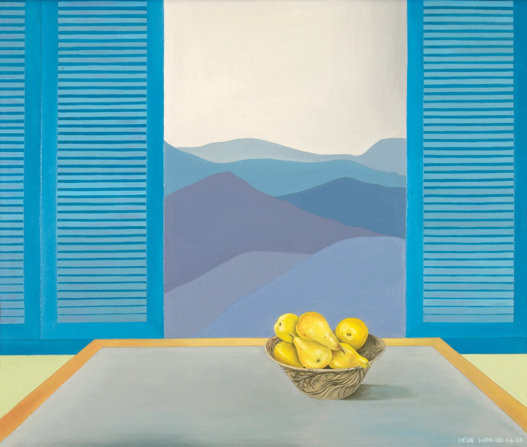 A Window on My Province, Beit Meri by Dédé Hourani